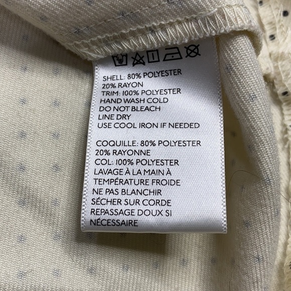 Coincidence & Chance Cream and Black Polka Dot Collard Dress - Picture 4 of 5